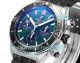 BLS Swiss Replica Breitling Chronomat B01 44mm Green Dial Rubber Strap Watch (3)_th.jpg